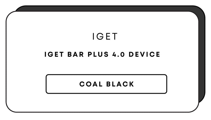 IGET Bar Plus 40 Device | Coal Black-Image 1