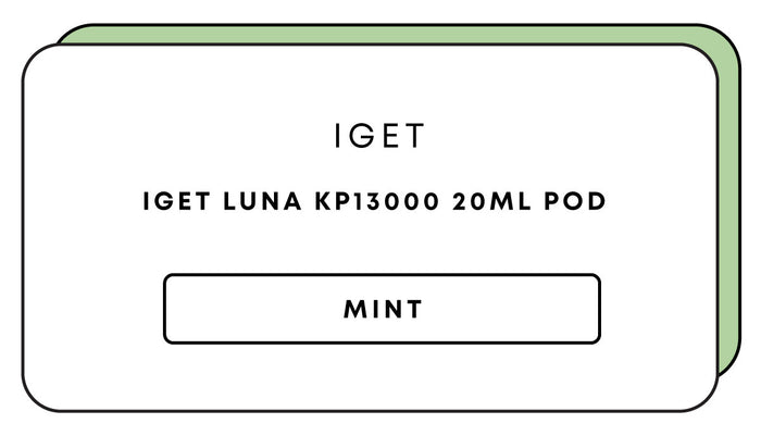 IGET Luna KP13000 20mL Pod | Mint-Image 1