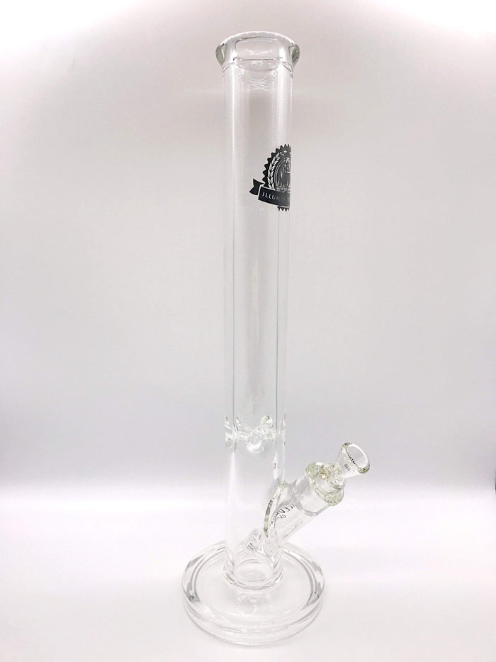 Smoke Station Water Pipe Illuminati Glass 9mm Thick American Straight Tube
