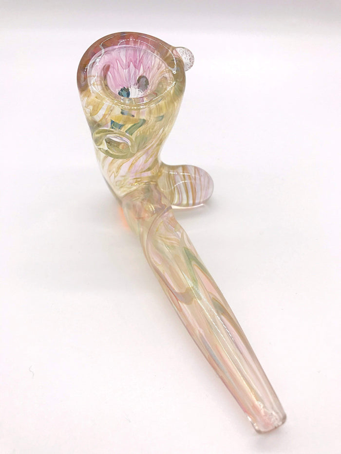 Smoke Station Hand Pipe JamGlass American Hand-Blown Sherlock