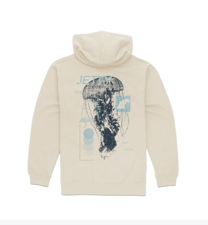 Jetty Men's Glitch Hoodie Apparel Jetty Bone Small