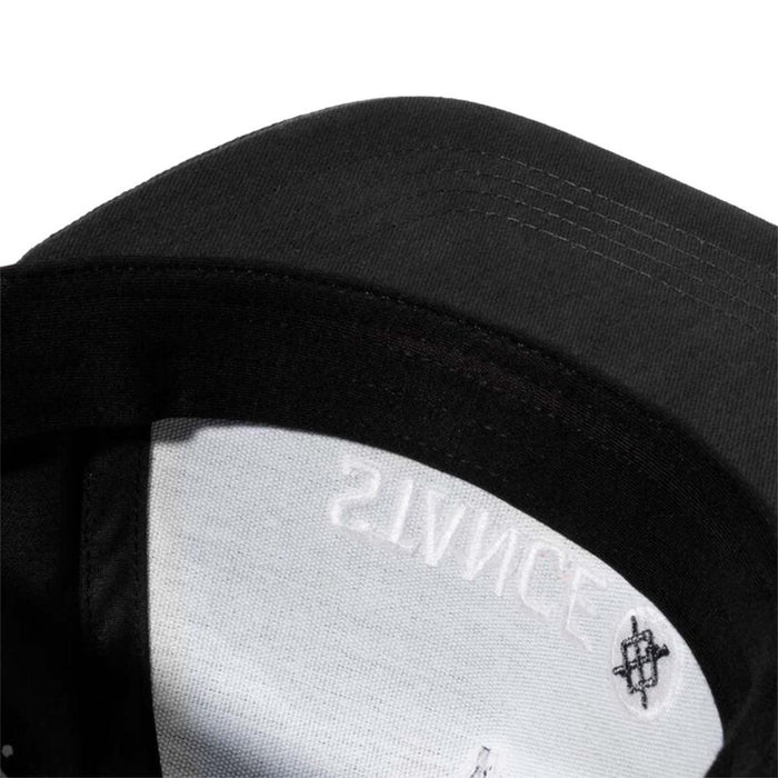 Jockey Icon Snapback Hat Black