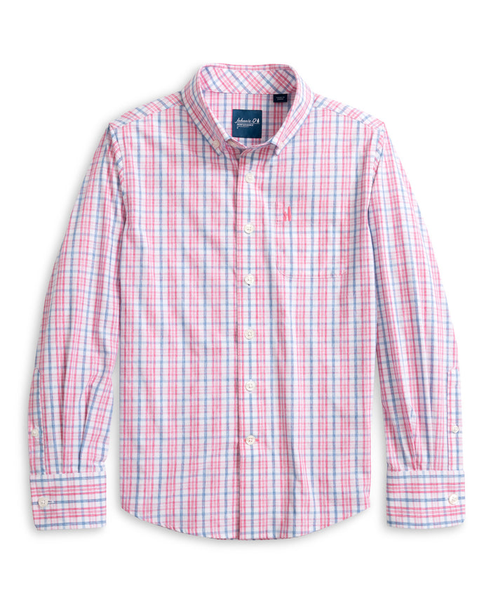Johnnie-O Men's Tinsley Everyday Performance Button Down Shirt Apparel Johnnie-O Snapper Small