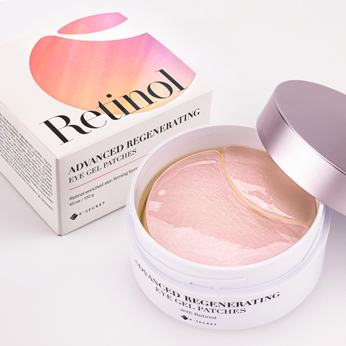 K-SECRET Advanced Regenerating Eye Gel Patches RETINOL - DOKAN