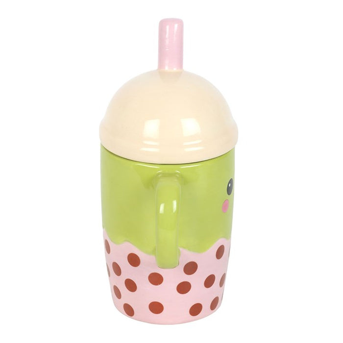 Kawaii Bubble Tea Lidded Mug 🇬🇧