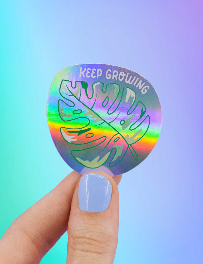 Keep growing holographic STICKER