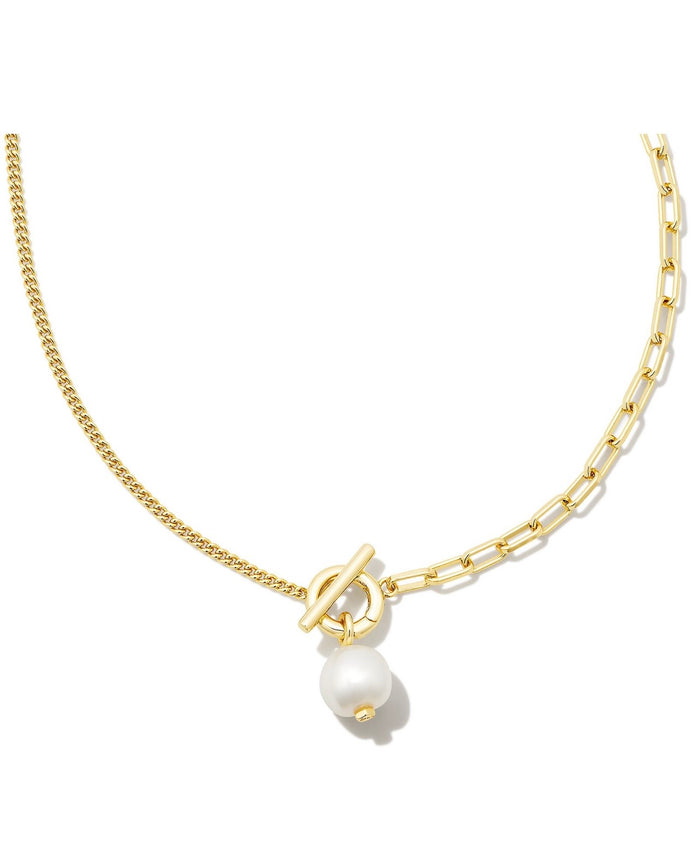 Kendra Scott Leighton Pearl Chain Necklace