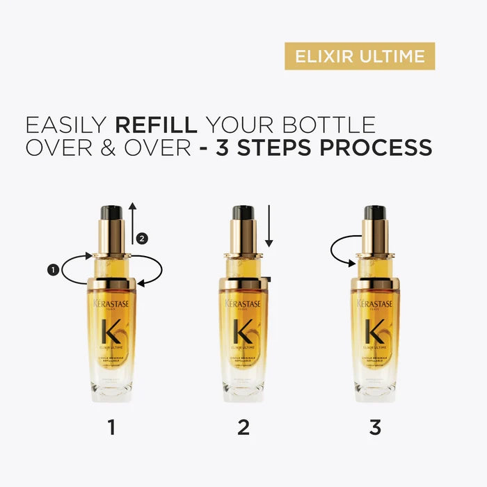 KÉRASTASE ELIXIR ULTIME L'HUILE ORIGINALE REFILLABLE HAIR OIL 75ML