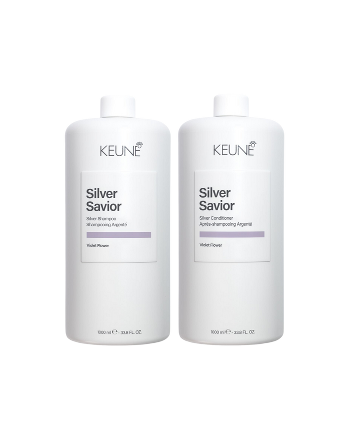 Keune Care Silver Savior Combi Shampoo en Conditioner 1000ml bij Care For Hair