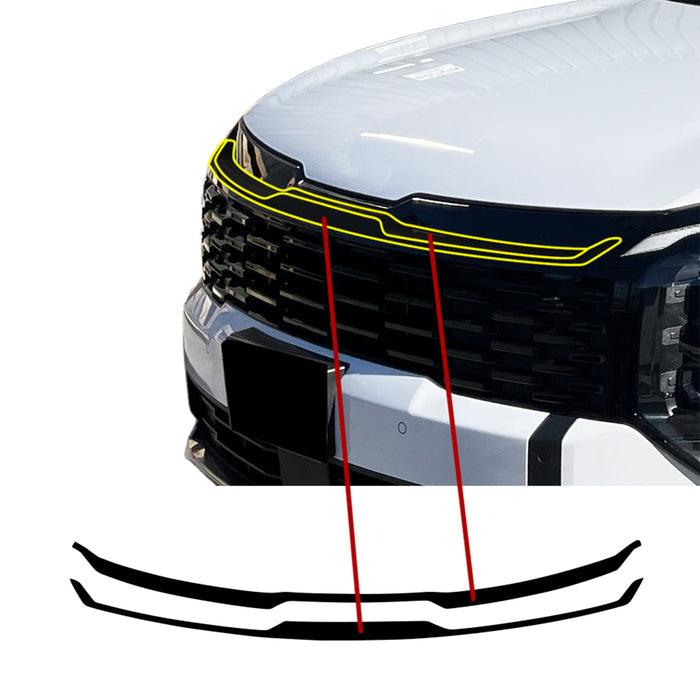 Fits Kia Sportage 2026-2027 Vinyl Chrome Delete Grille Blackout Decal Stickers Overlay Film - Bogar Tech Designs