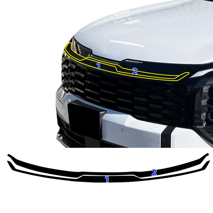 Fits Kia Sportage 2026-2027 Vinyl Chrome Delete Grille Blackout Decal Stickers Overlay Film - Bogar Tech Designs