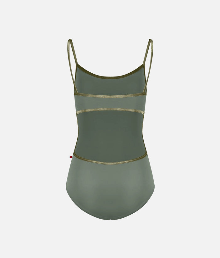 Kiki Ballet Leotard • Sage Techni with Open Back Design