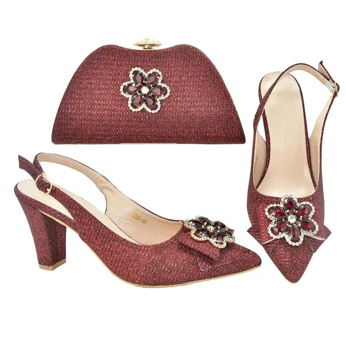 Latest Shoes and Bag Set African Sets NBG45