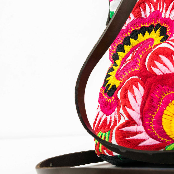 Latin Rose Embroidered Purse - Thailand