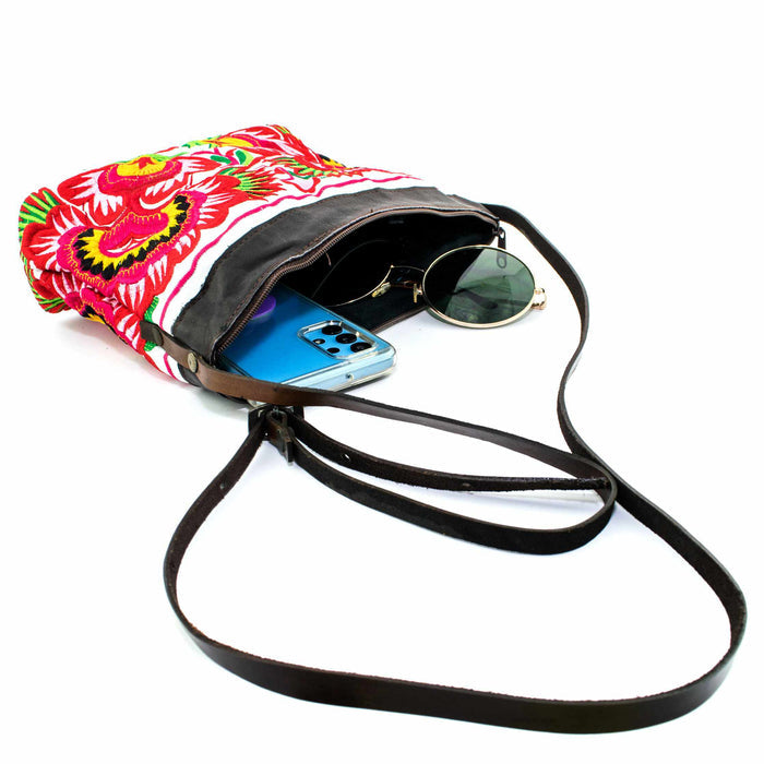 Latin Rose Embroidered Purse - Thailand