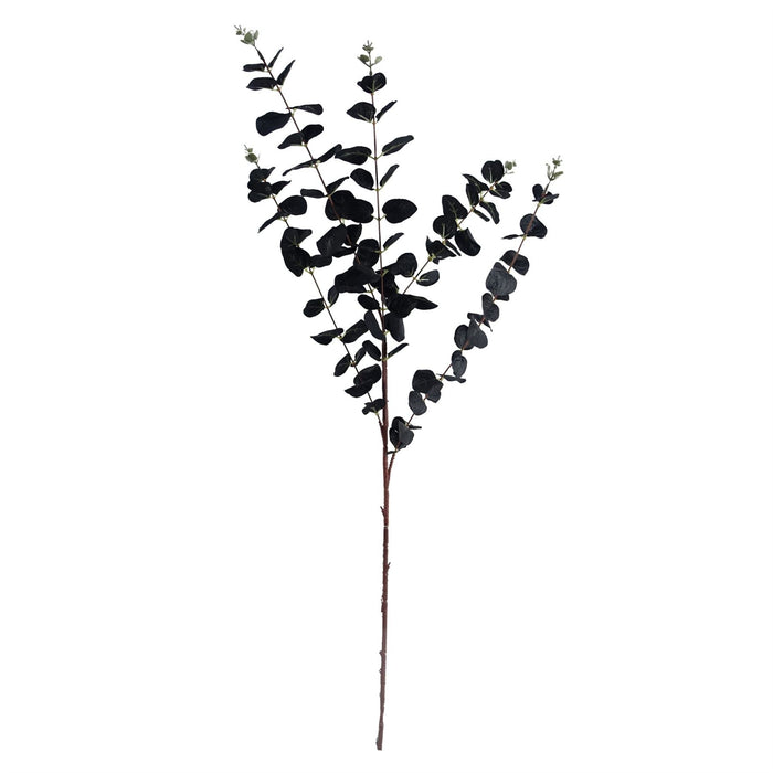 Leaf 65cm Orange and Black Flower Arrangement Glass Vase-4