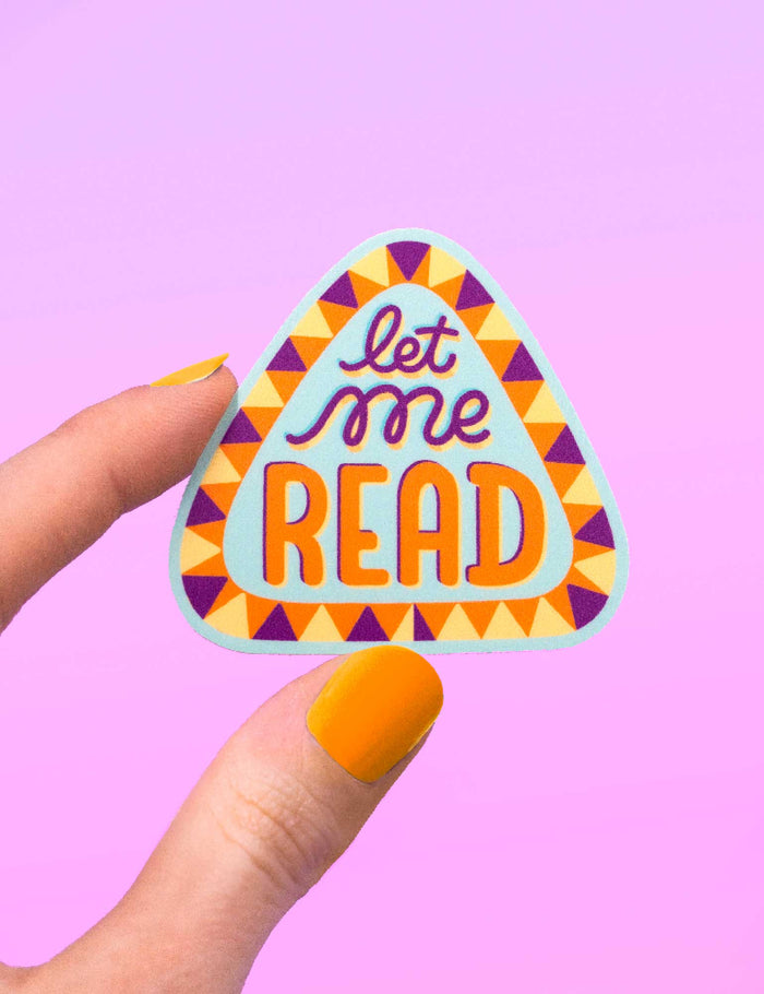 LET ME READ Sticker