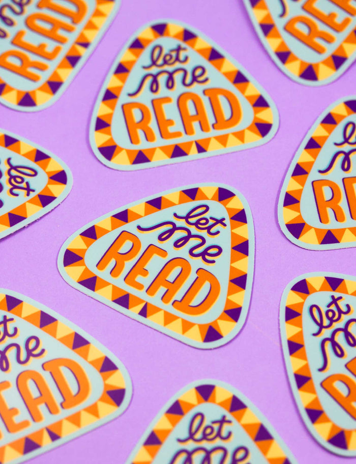 LET ME READ Sticker
