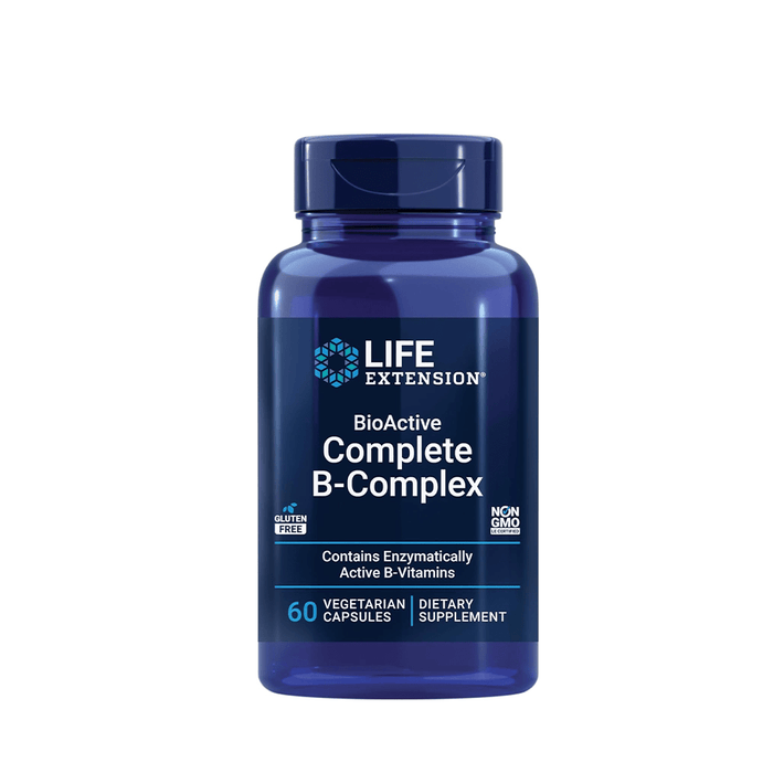 Life Extension Bioactive Complete B-Complex for Energy – 60 Veg Caps - Beauty Tribe