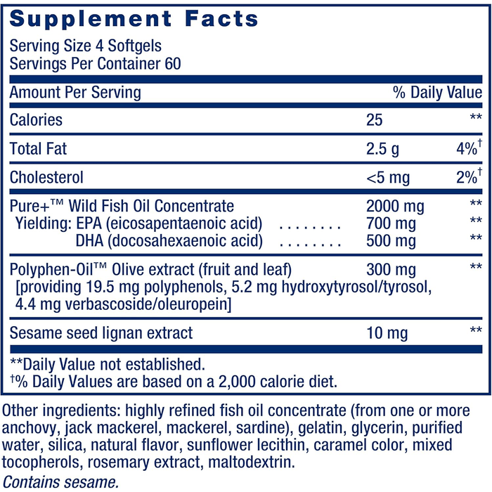 Life Extension Super Omega-3 EPA/DHA Fish Oil – 240 Softgels - Beauty Tribe