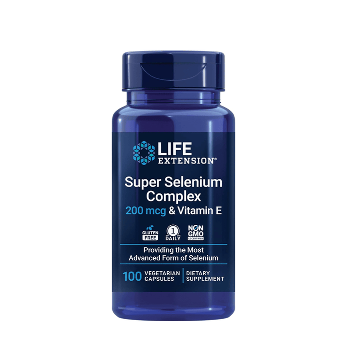 Life Extension Super Selenium Complex with Vitamin E – 100 Veg Caps - Beauty Tribe