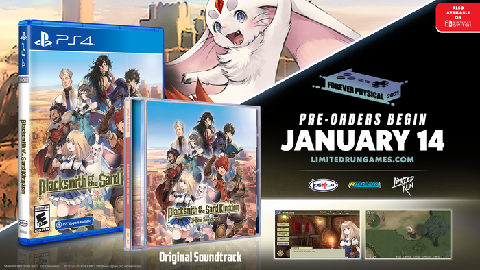 Limited Run #440: Blacksmith of the Sand Kingdom OST Bundle (PS4)