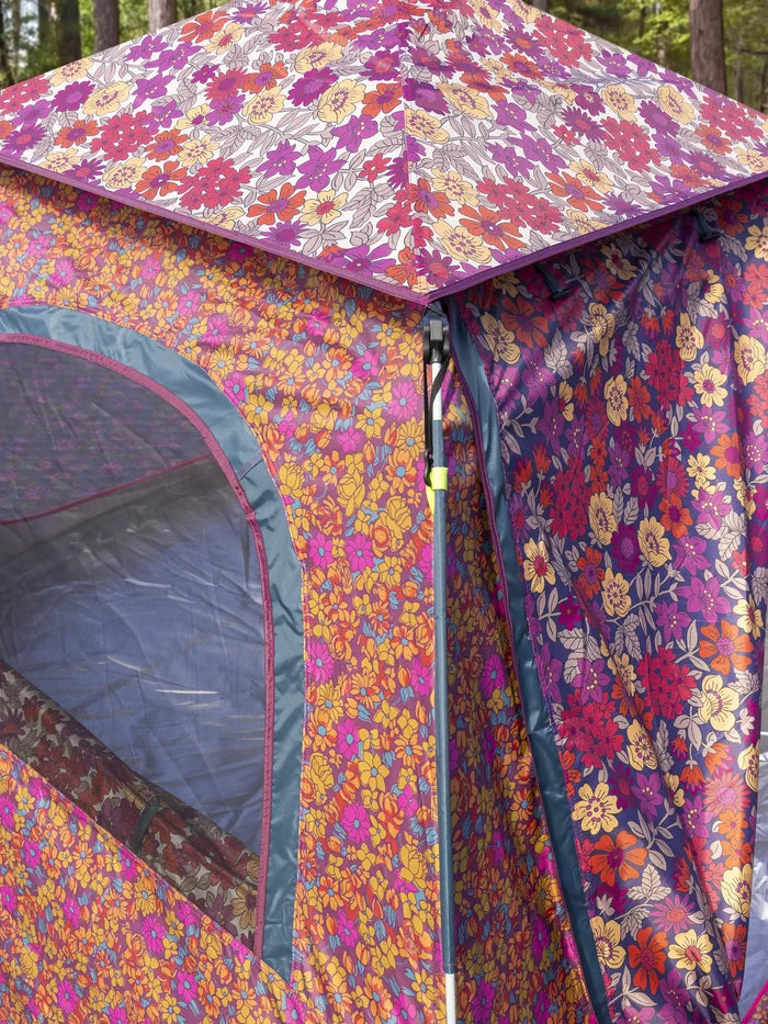 Live Happy Camping Tent - Lush Lilies Plum-view 3