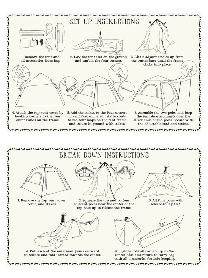Live Happy Camping Tent - Wanderlust-view 8