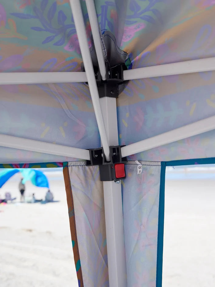 Live Happy Instant Canopy Tent - Blue Floral-view 4