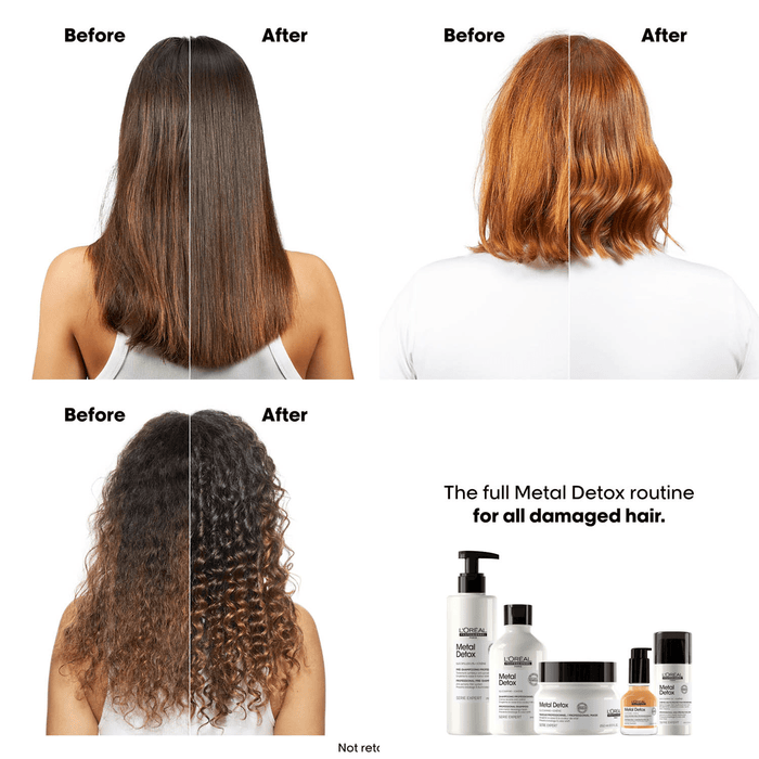 L'Oreal Professionnel Metal Detox End of Year Trio Set 2025 - Shampoo + Mask + Oil - Beauty Tribe