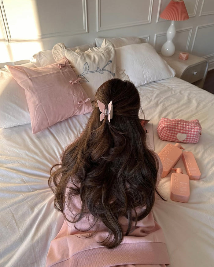 Marble Butterfly Clip