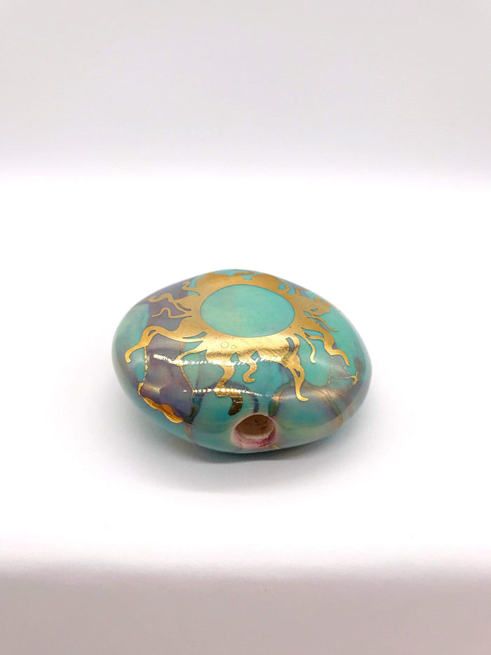 Smoke Station Hand Pipe Marble Ceramic Stone Pipe Hitter