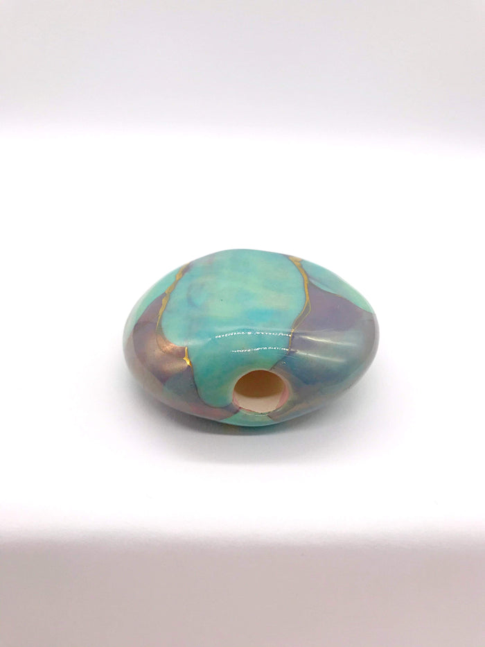 Smoke Station Hand Pipe Marble Ceramic Stone Pipe Hitter