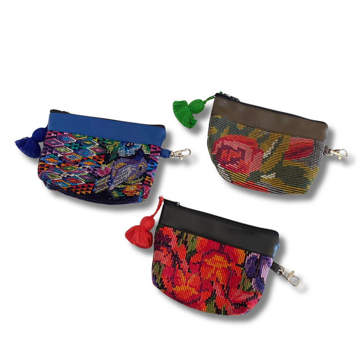 Maria Huipil Upcycled Wristlet - Guatemala