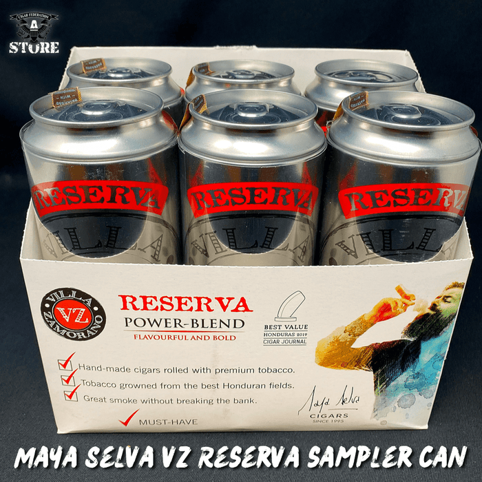 Maya Selva VZ Reserva Sampler Can - Cigar Federation