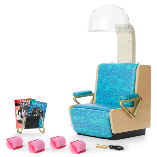 Melody’s™ Salon Chair & Accessories for 18-inch Dolls (Historical Characters)
