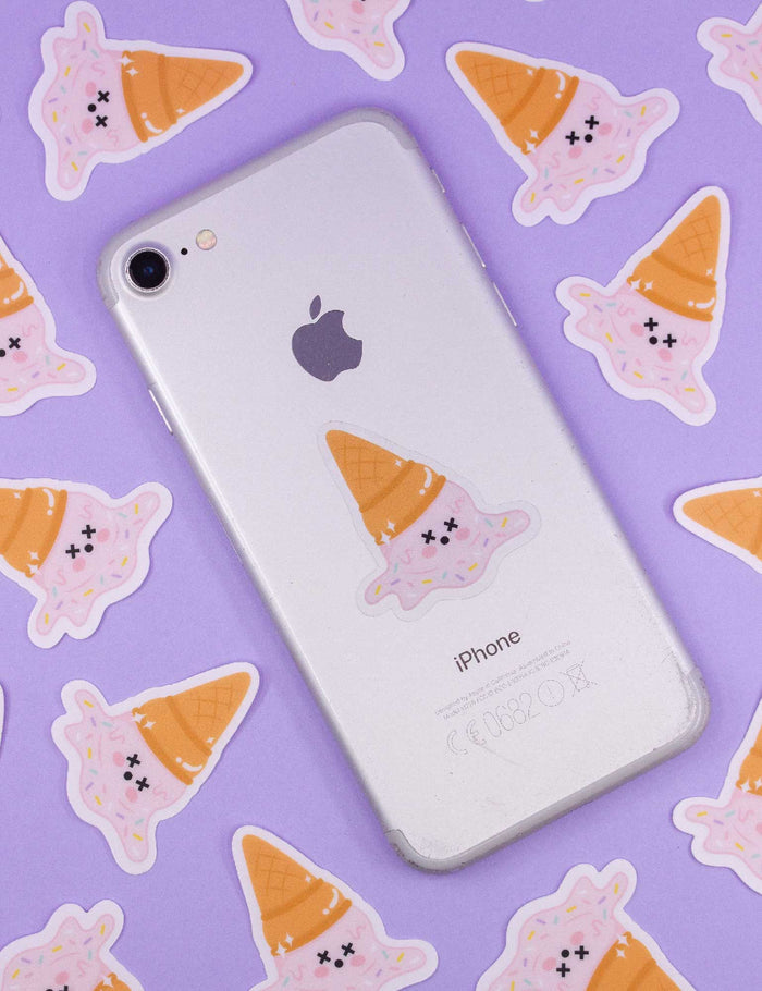 Melted ice cream Sticker