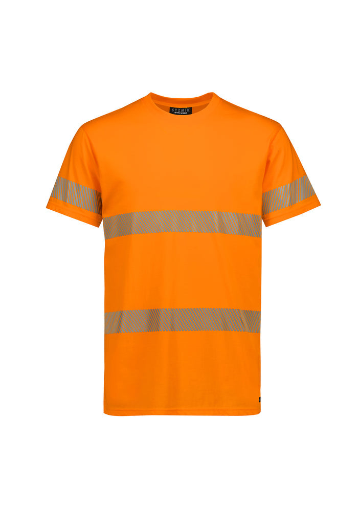 Mens Hi Vis Segmented Tape Cotton Tee Shirt | ZH510