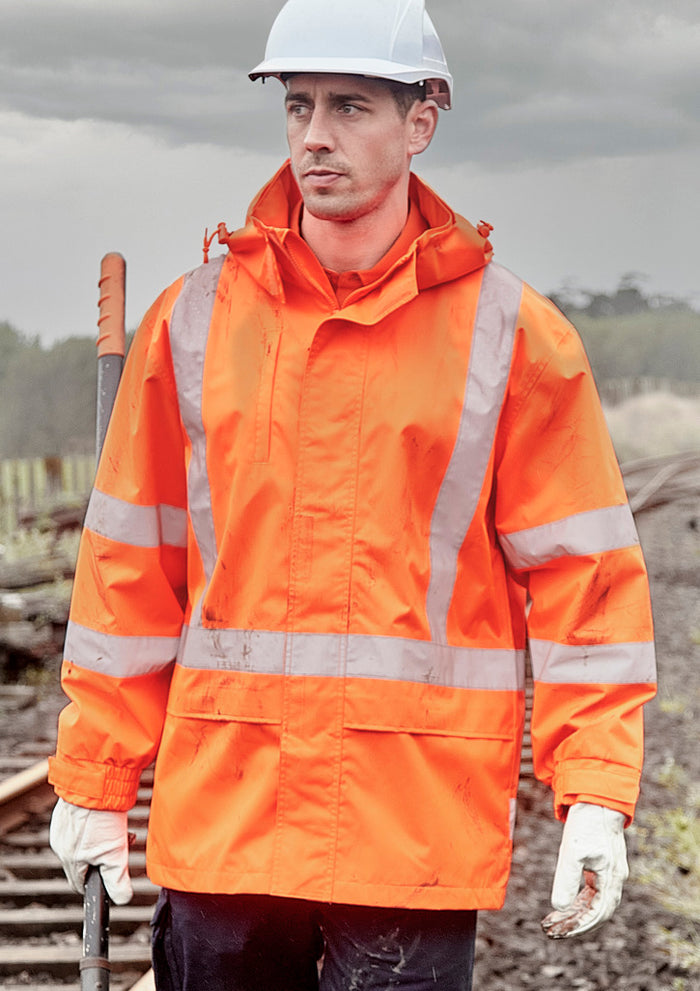 Mens TTMC-W23 Hi Vis X Back Ultralite Waterproof Jacket | ZJ657