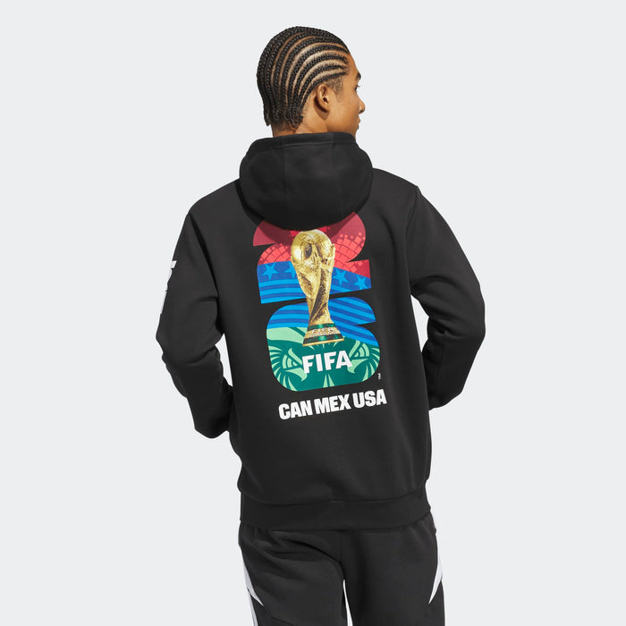 adidas Men's World Cup OMB Hoodie Apparel Adidas Black-KB8640 XSmall