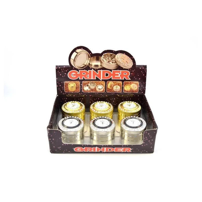 Metal Grinders Clock 4 Parts (0209) - Zetla