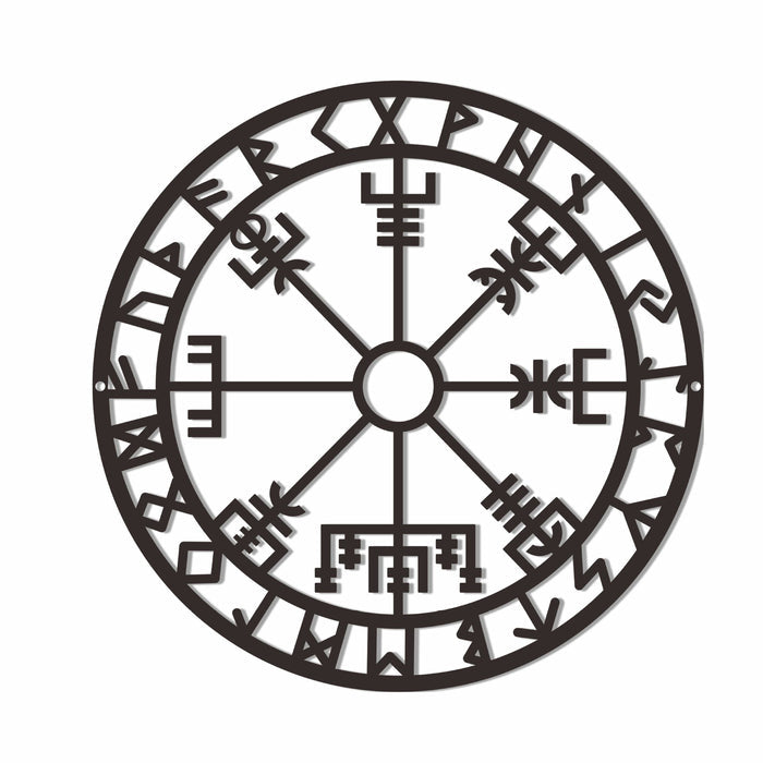 Metal Viking Compass Art Wall Home Decorations 🇨🇳
