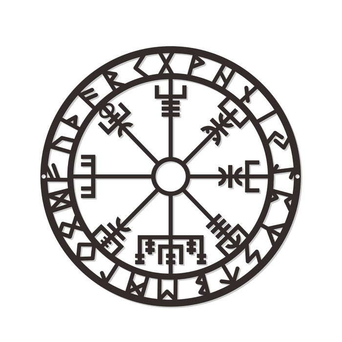 Metal Viking Compass Art Wall Home Decorations 🇨🇳