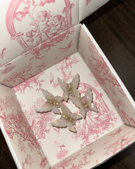 Mini Butterfly Clip (Set of 4)