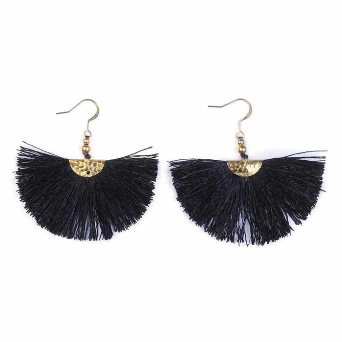 Mini Cleo Tassel Earrings - Thailand