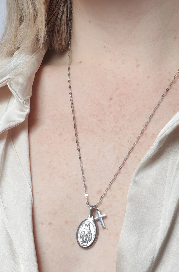 Miraculous Pendant- Silver