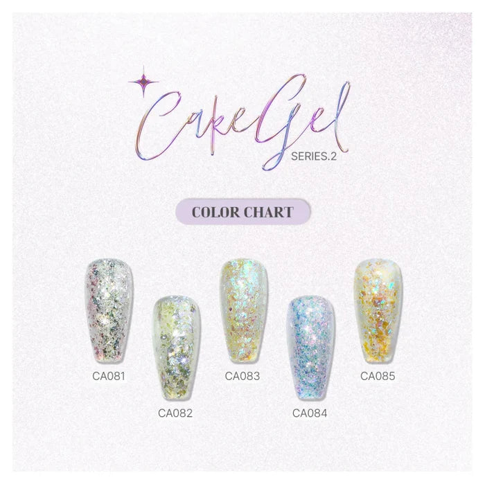 MITHMILLO Flower Cakegel Series 2 Flake Glitter Collection
