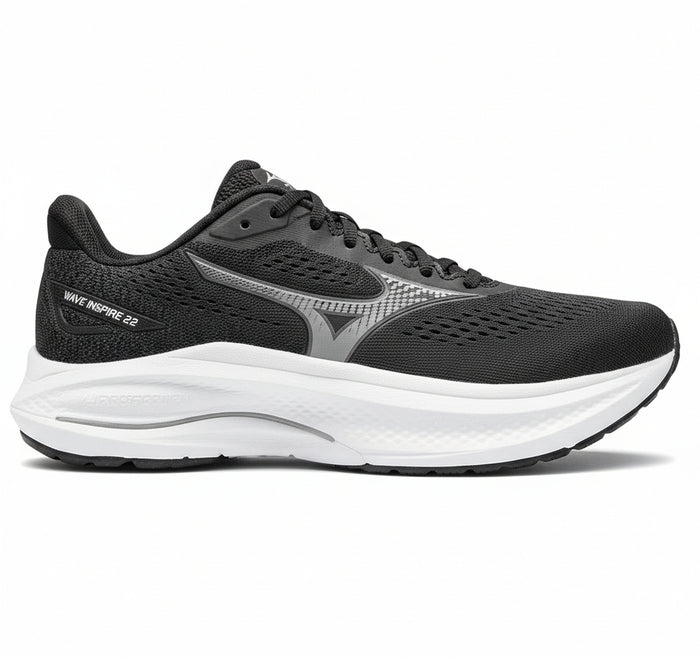 Mizuno Men's Wave Inspire 22 Footwear Mizuno Black/Ultimate Grey-90UG 7.5