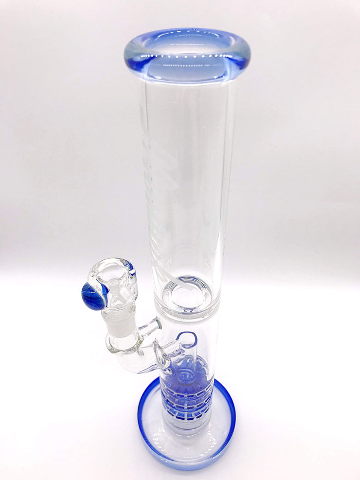Smoke Station Water Pipe Monark Cobble Perc Triple Stack Water Pipe