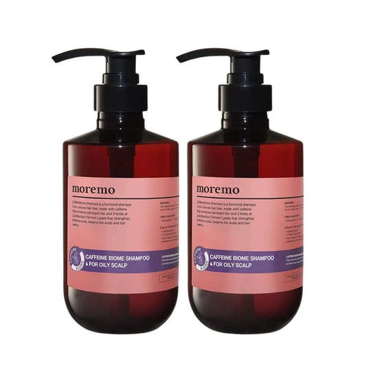 Moremo Caffeine Biome Shampoo For Oily Scalp 2 Pack Set - Beauty Tribe